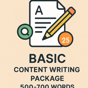 Basic Content Writing Package