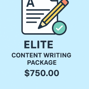 Elite Content Writing Package