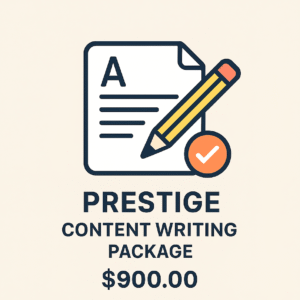 Prestige Content Writing Package